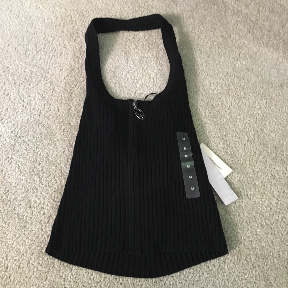 NWT Guess Black Halter Top Size Medium